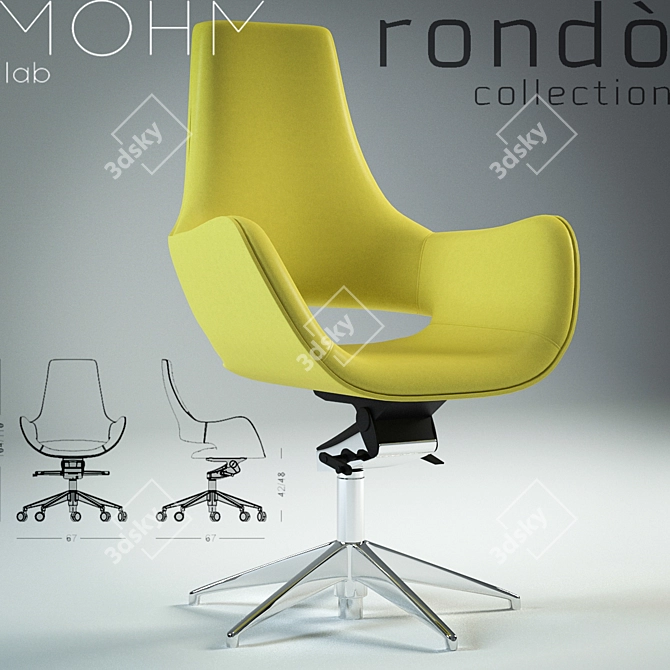 Stunning 1200x1200 Rondo Chiar 3D model image 1