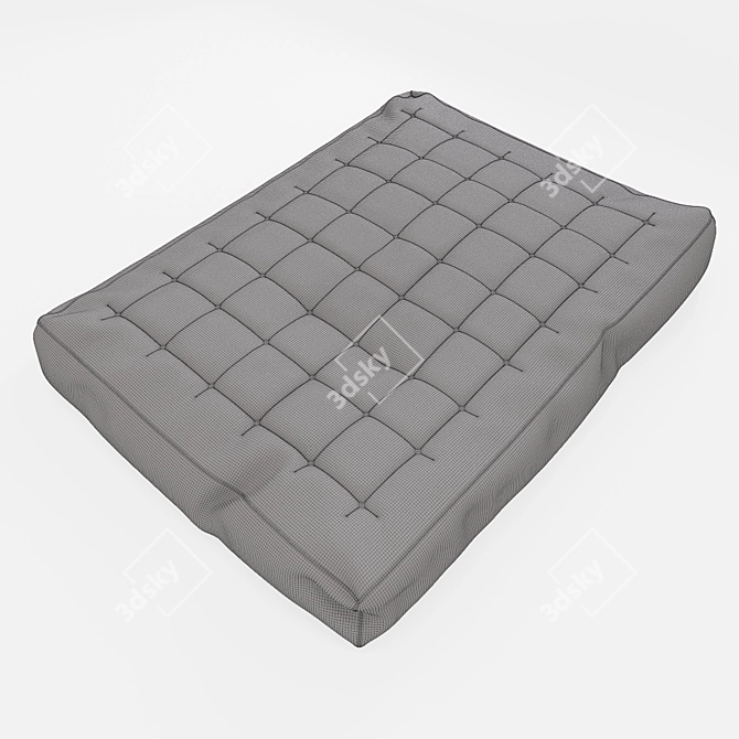 Cozy Window Cushion 3D model image 3