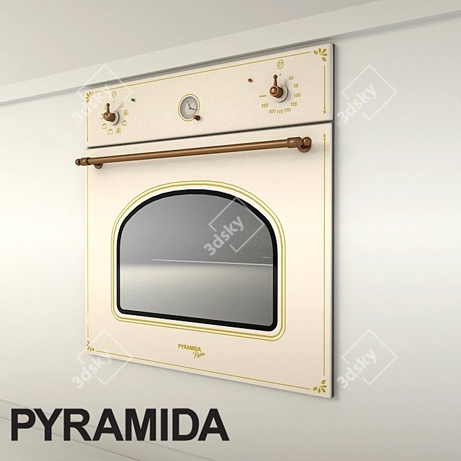 Rustico Pyramida Oven 3D model image 1