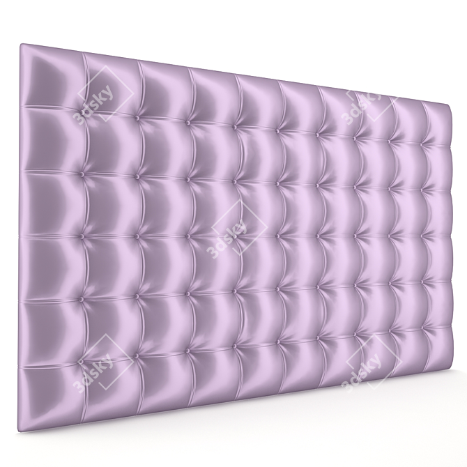 Title: Elegant Capito Decorative Panel 3D model image 1