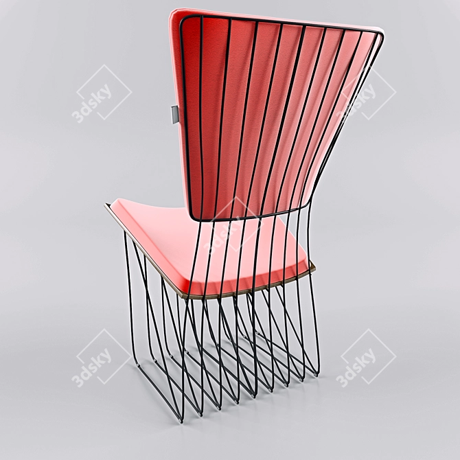 KKATY Lounge Chair - Sleek and Cozy Seating Option 3D model image 1