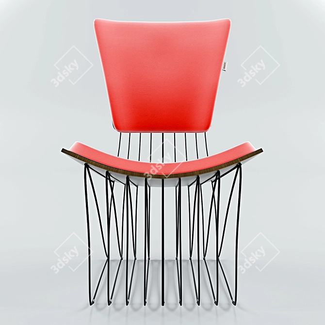 KKATY Lounge Chair - Sleek and Cozy Seating Option 3D model image 2