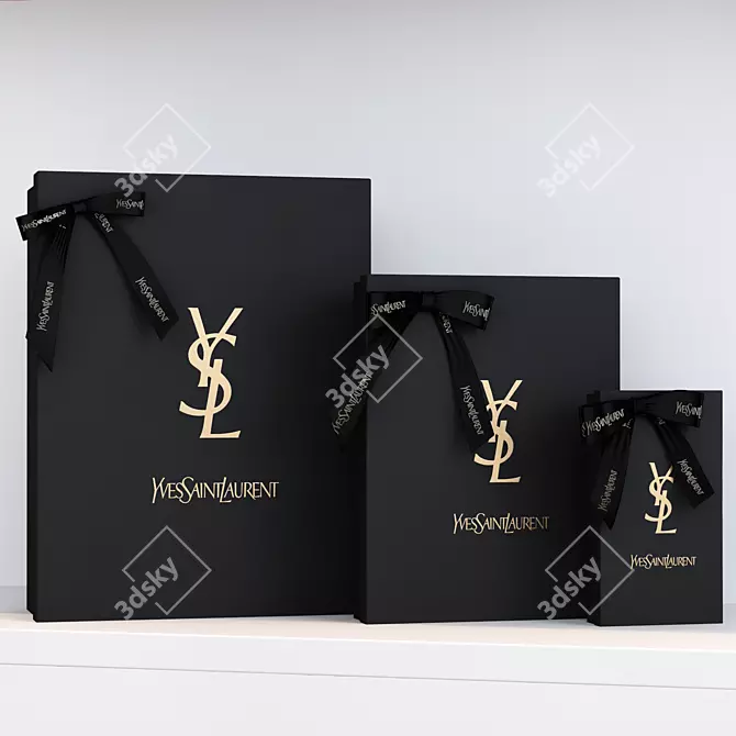 YSL Luxury Storage Solution 3D model image 1