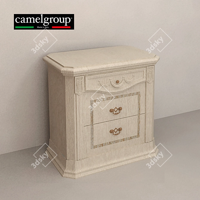 Firenze Nightstand - 097CMN.01FD 3D model image 1