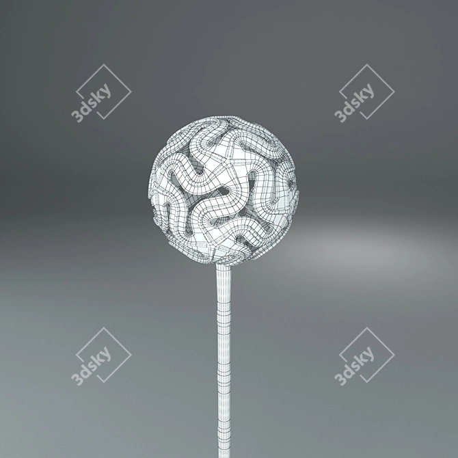 Modern StarFish Floor Lamp 3D model image 2