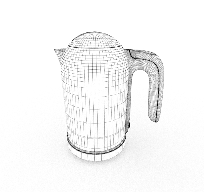 Kenwood KMIX Electric Kettle - Sleek Design & Superior Performance 3D model image 2