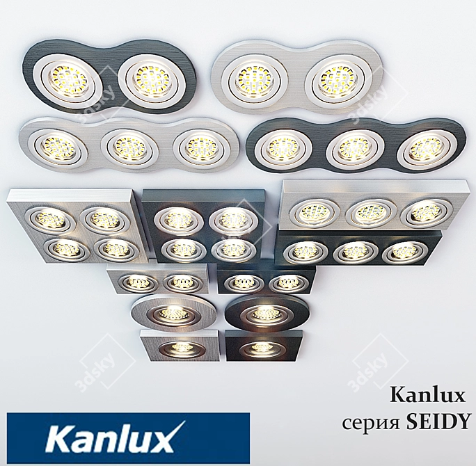 Seidy Modern Ceiling Lamp Series: Kanlux 3D model image 1