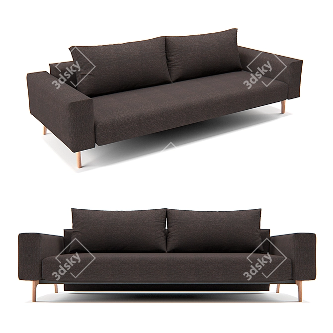 INNOVATION Idun Sofa Bed: Stylish & Versatile 3D model image 1