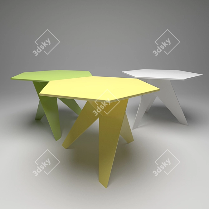 Cell-za-table: The Ultimate Multi-functional Furniture 3D model image 1
