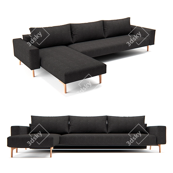 INNOVATION Idun Sofa Bed - Modern Comfort 3D model image 1