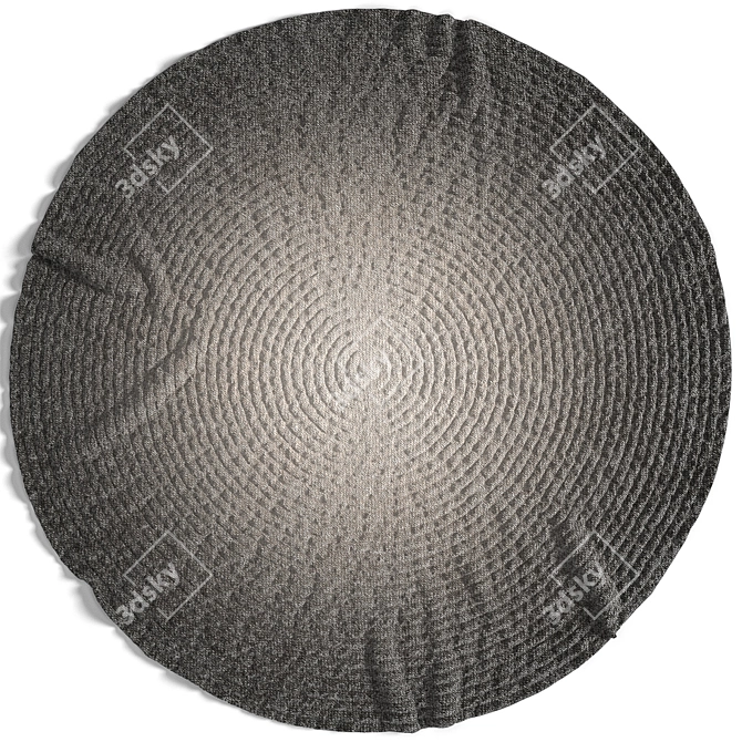 Round V ray Carpet-170cm Diameter 3D model image 2