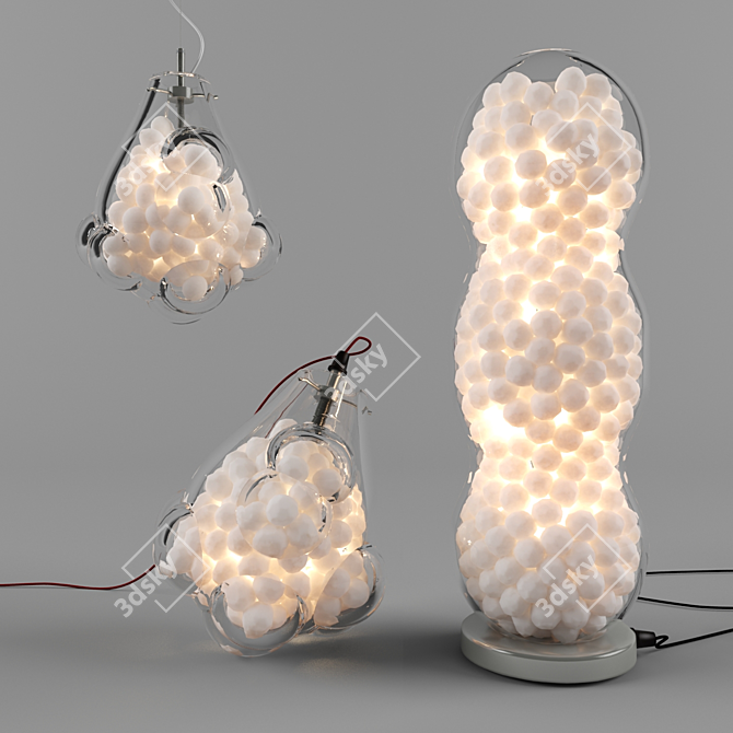 Radiolaria Light: Beautiful Close Up Lighting 3D model image 1