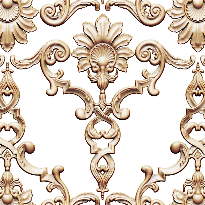 Elegant Wall Decor 3D model image 1