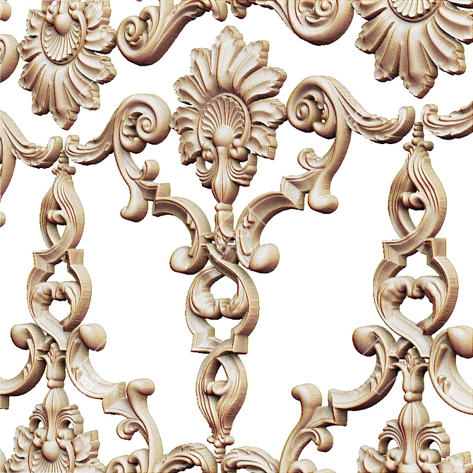 Elegant Wall Decor 3D model image 2