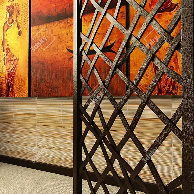 Ethnic Room Divider, 2012 3D model image 3