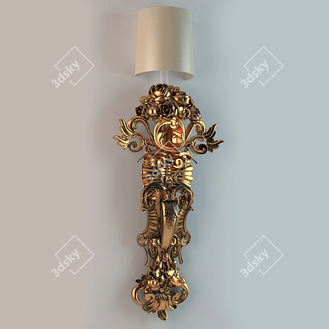 Classic Wall Sconce 3D model image 1