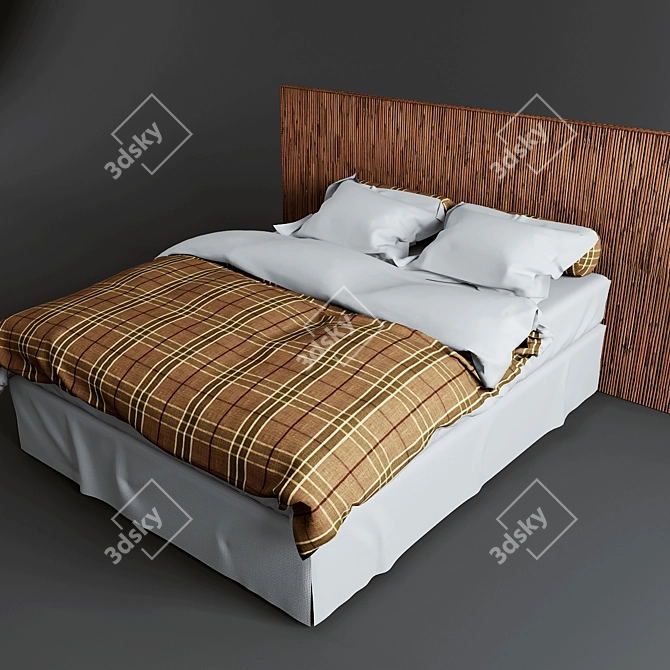 Luxury Dream Bed 3D model image 2