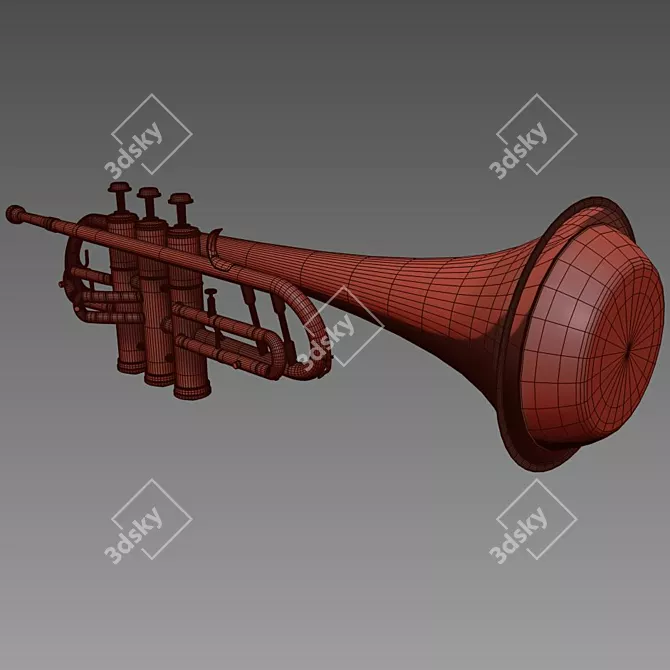 Title: Realistic Pipe Replica 3D model image 3