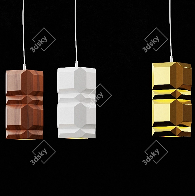 Luxury Furnishings Set by Lee Broom and Ecart 3D model image 3