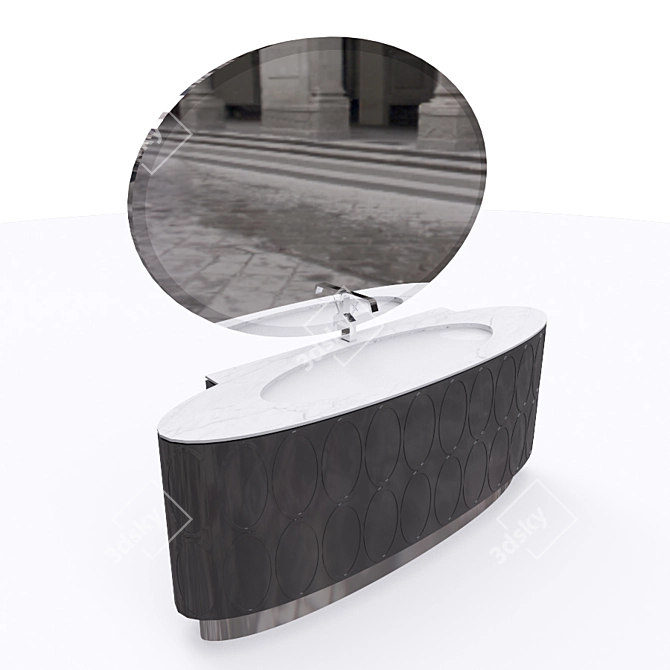  Saturnia Console | Stunning Design and Versatile Functionality 3D model image 2