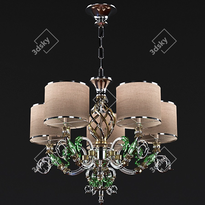 Glimmering Elegance 3D model image 1