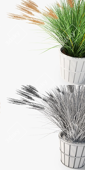 IKEA Kalasa Plant Pot: Stylish and Versatile 3D model image 3