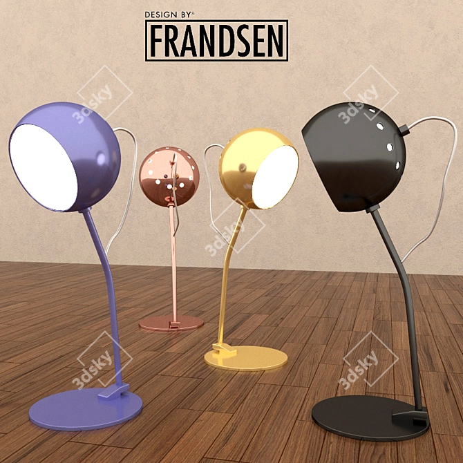 Frandsen BALL G9 Table Lamp 3D model image 1
