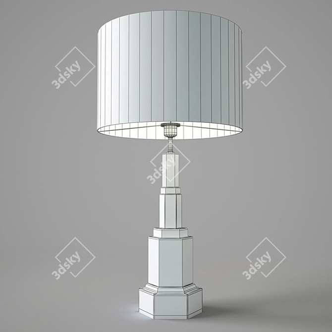 Modern Kelly Table Lamp 3D model image 3