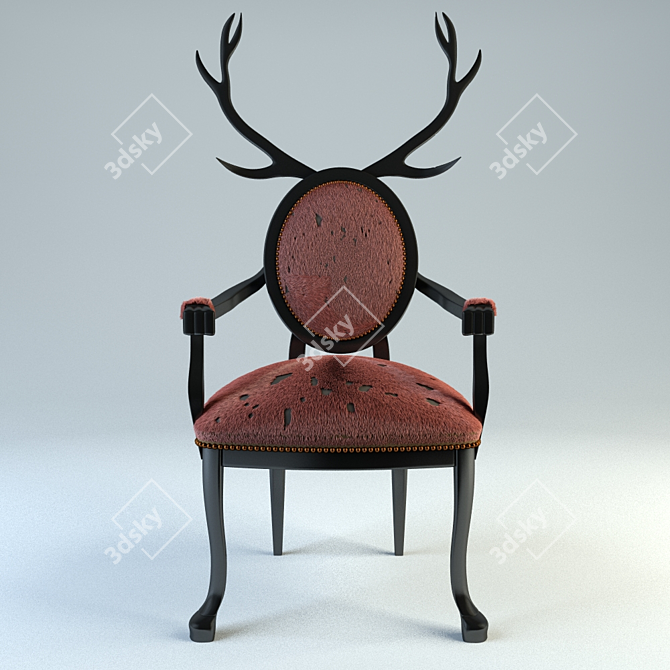 Modern Horn Chair 3D model image 2