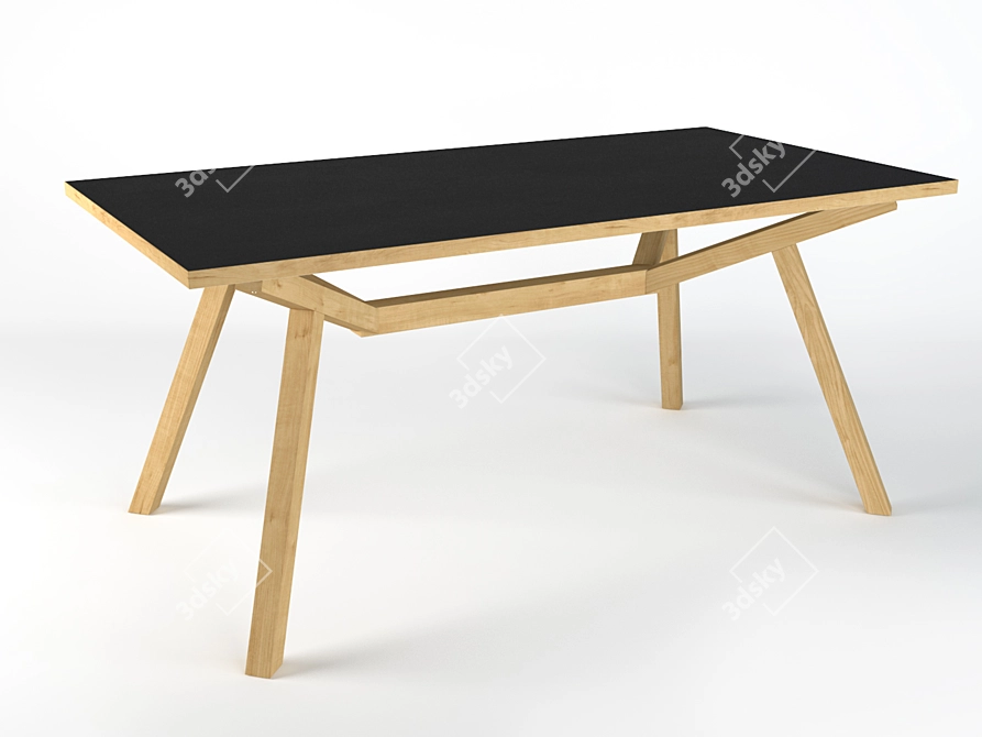 Elegant Dominous Sitting Room Table 3D model image 2