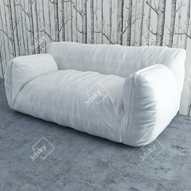 Nuvola 10: Stylish Designer Sofa 3D model image 2