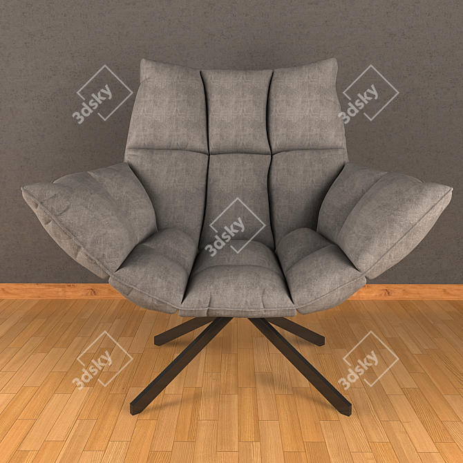 Cozy Lounge Chair 3D model image 1