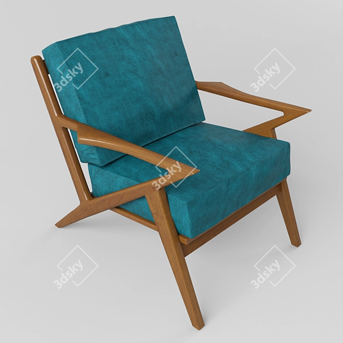 Modern Soto Chair: 3D Model 3D model image 1