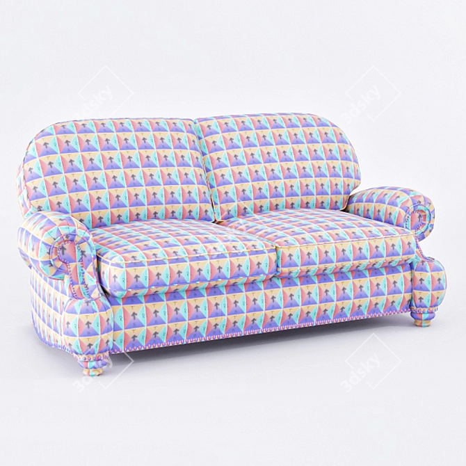 Luxury RoyBosh Demidov Sofa 3D model image 3