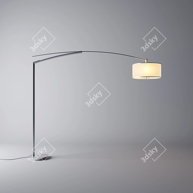 Dynamic Balance Floor Lamp 3D model image 1