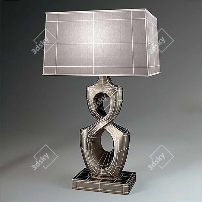 Faro Spanish Table Lamp: Elegant Lighting Solution 3D model image 2