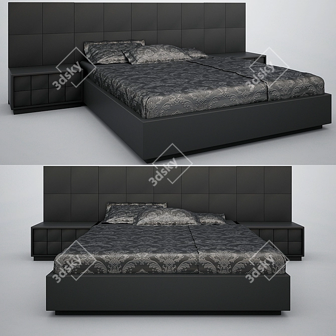 CozyDreams Pepe Bed 3D model image 1