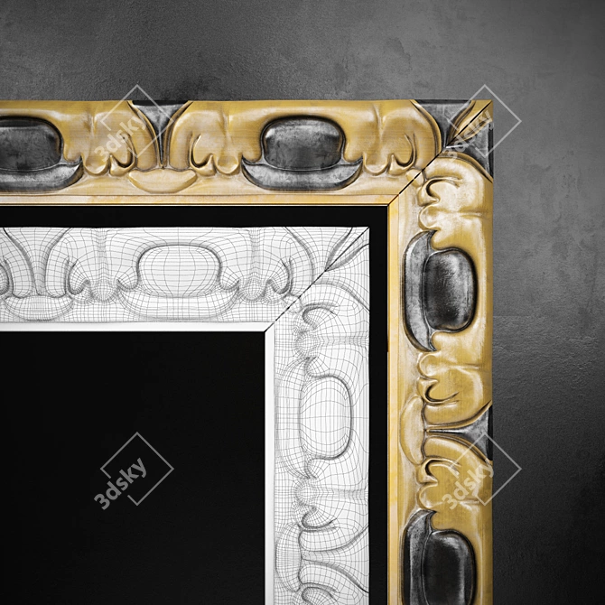 Spanish Baguette Art Mirror (TL1143-3441) 3D model image 2