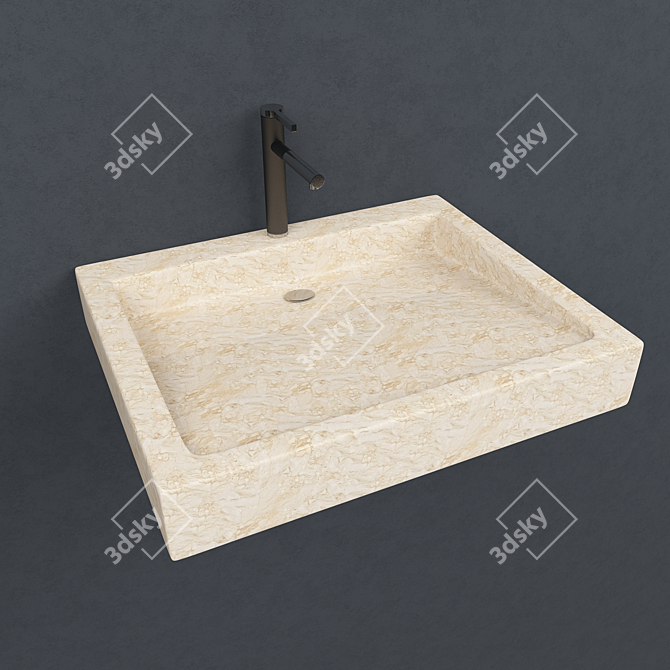 Countertop Sink 3D model image 1