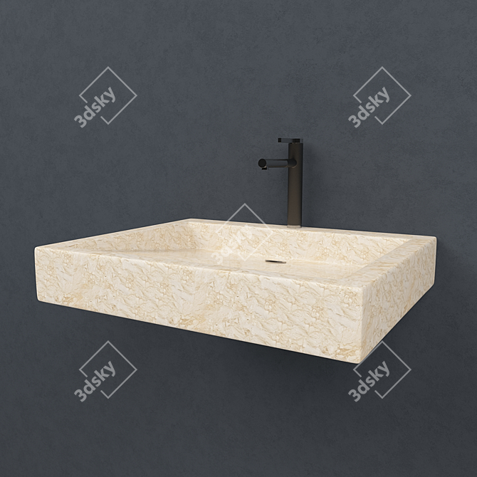 Countertop Sink 3D model image 2