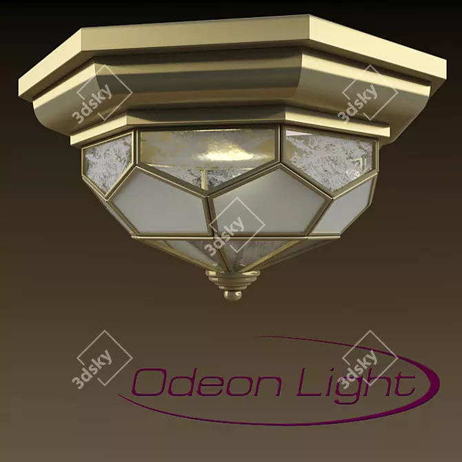 Odeon Clerk Classic Ceiling Light 3D model image 2