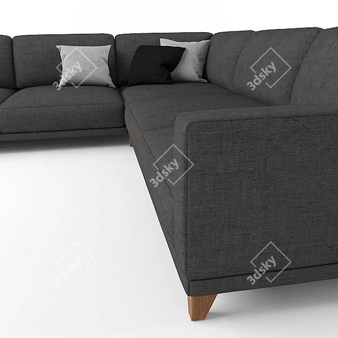 Comfy Lounge Sofa 3D model image 3