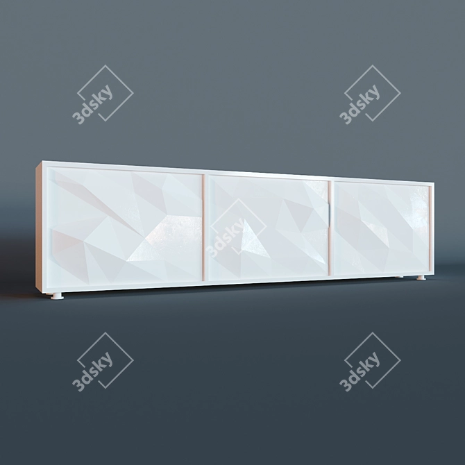 Modern TV Stand 3D model image 1