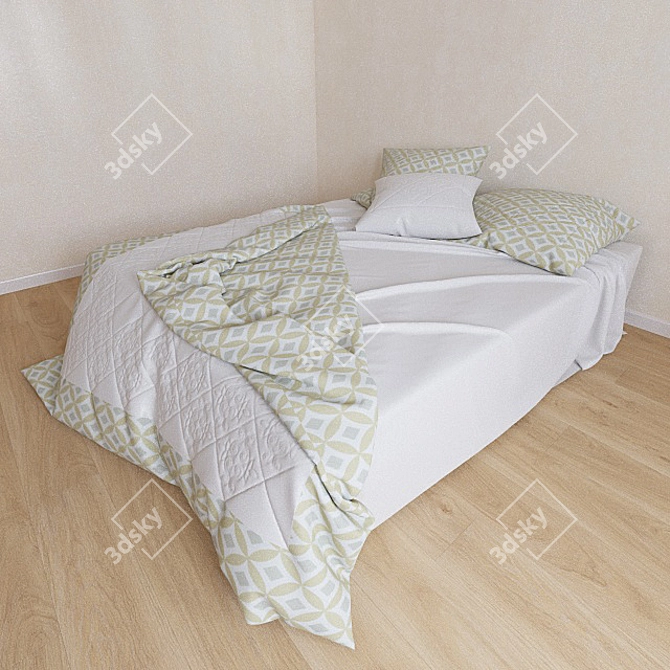 CozyDream Bed Set 3D model image 2