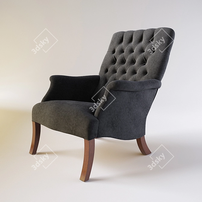 Sophisticated William Spooner Chair 3D model image 1