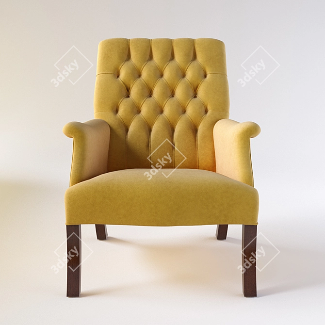 Sophisticated William Spooner Chair 3D model image 2