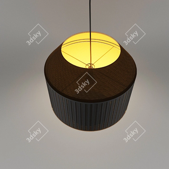 Harmonica Hanging Lamp 3D model image 3