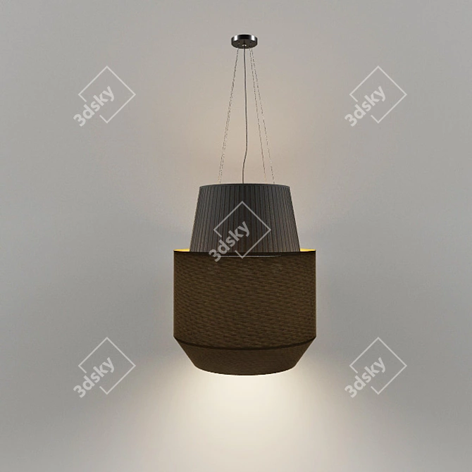 Cosmo Delta II Hanging Lamp 3D model image 3