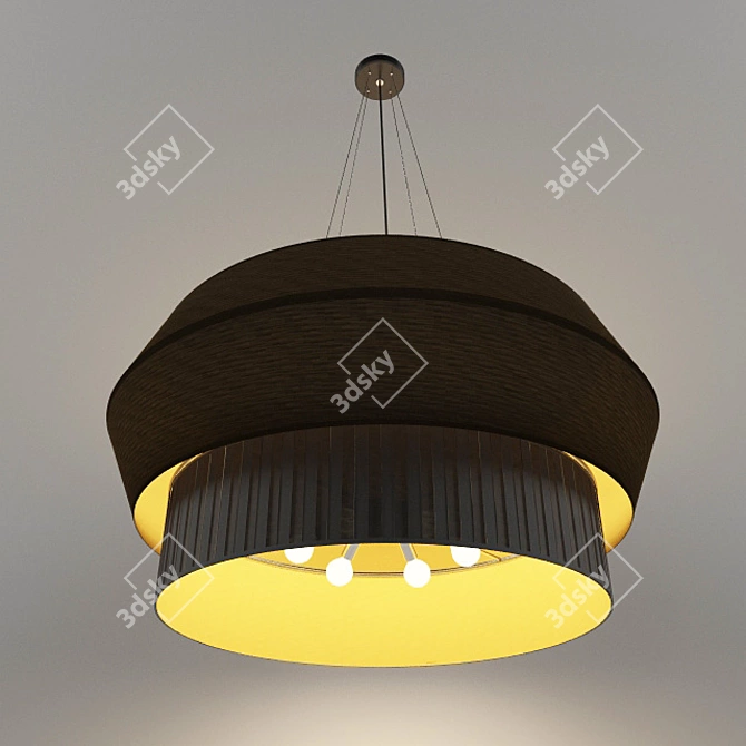 Cosmo Delta IV Hanging Lamp 3D model image 2