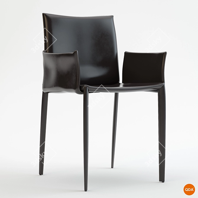 Linda Bontempi: Sleek & Stylish Chair 3D model image 1